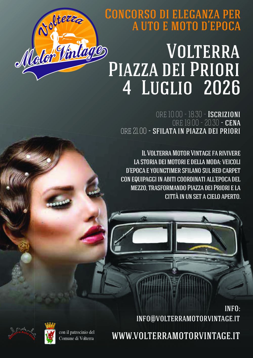 volterra motor vintage 26 il red carpet pi&ugrave; bello d'italia per auto storiche